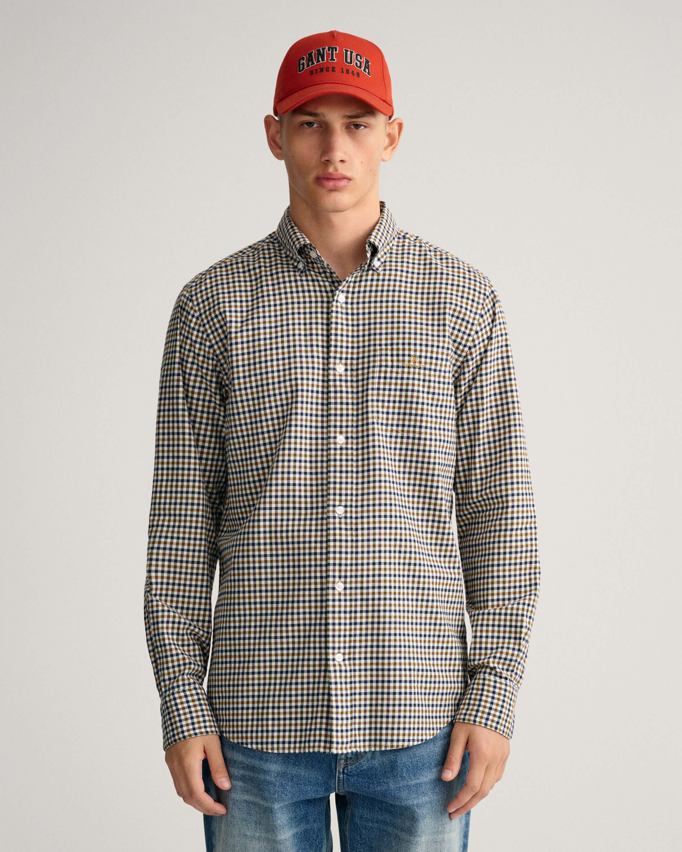 Reg gingham twill shirt