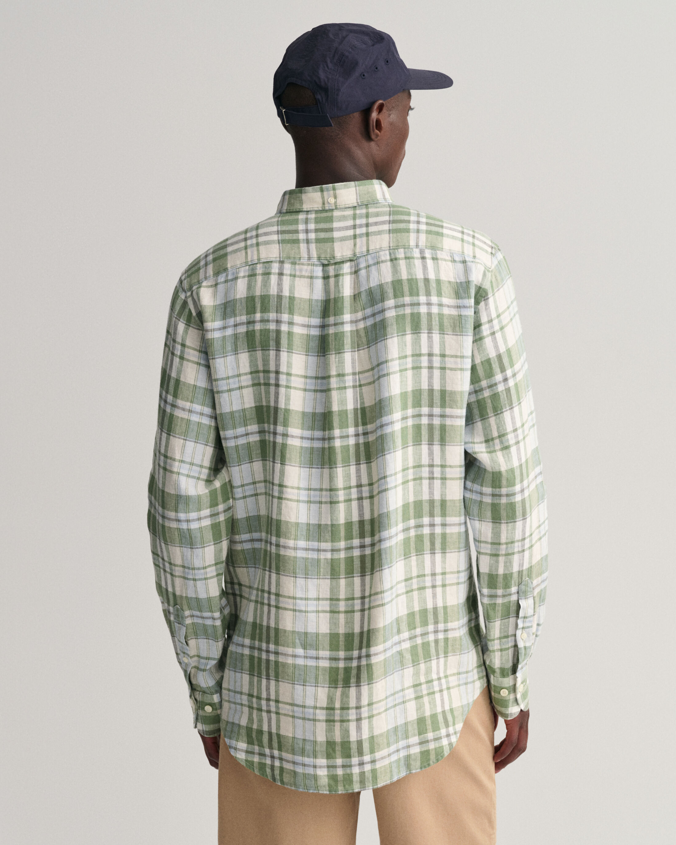 Reg linen madras shirt