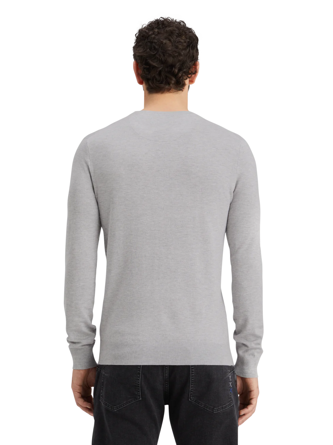 Core viscose pull c-neck