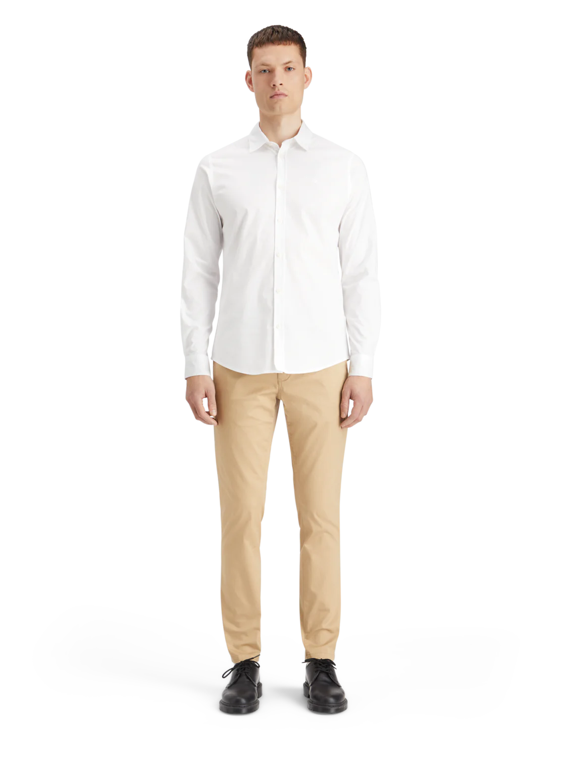 Core poplin solid slim