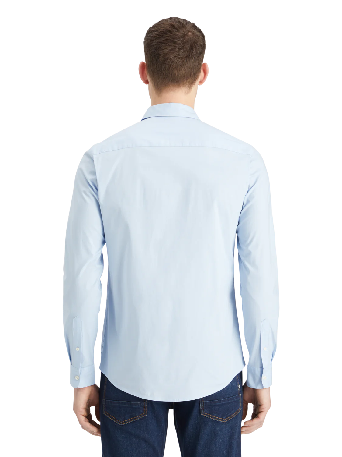 Core poplin solid slim