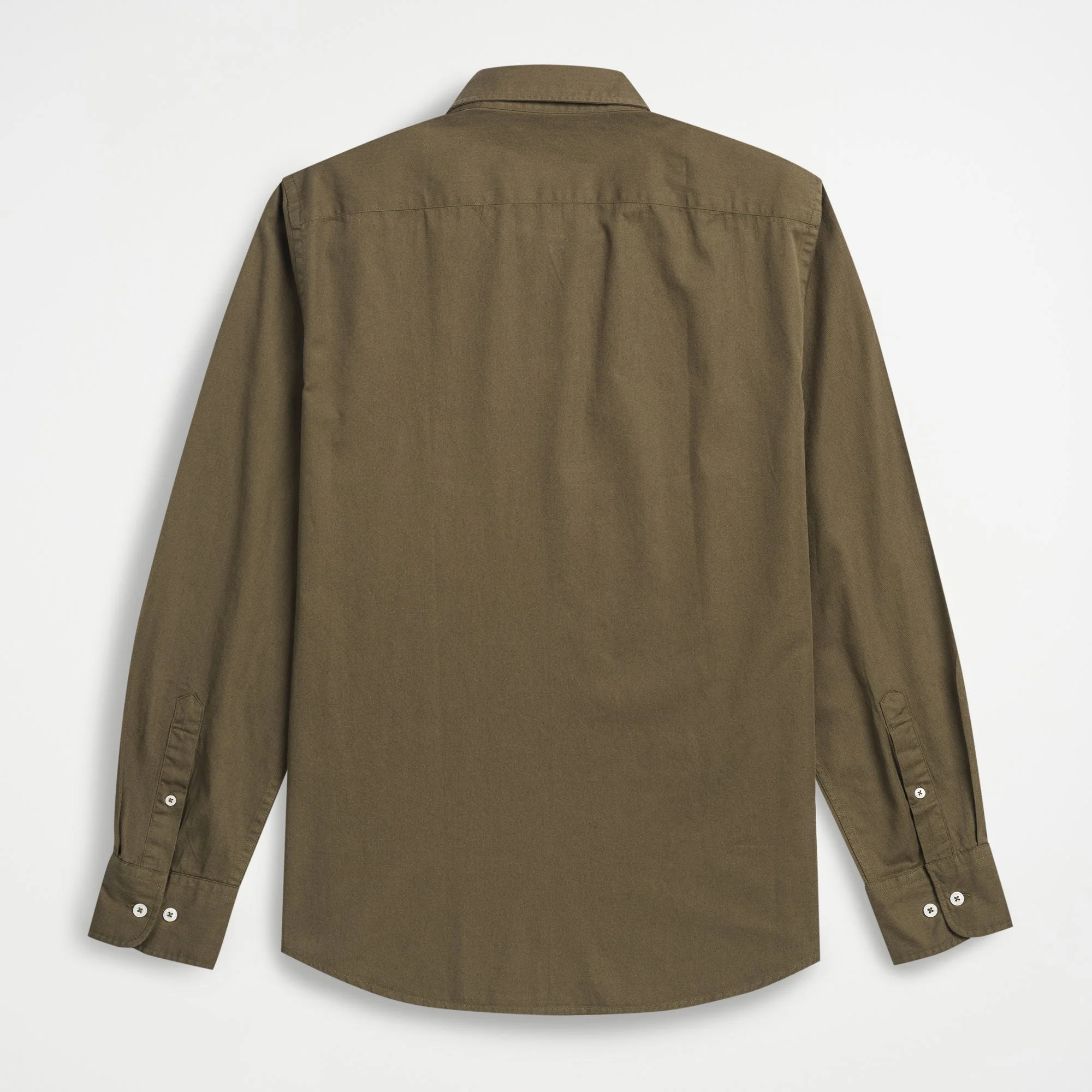 Solid twill bd shirt