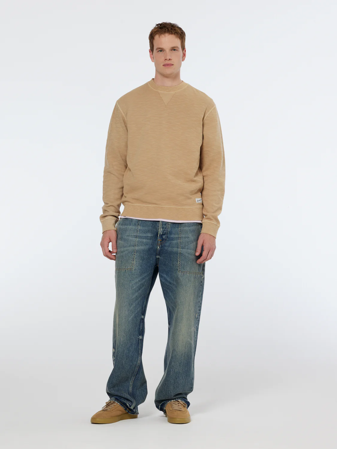 Garment dye structured