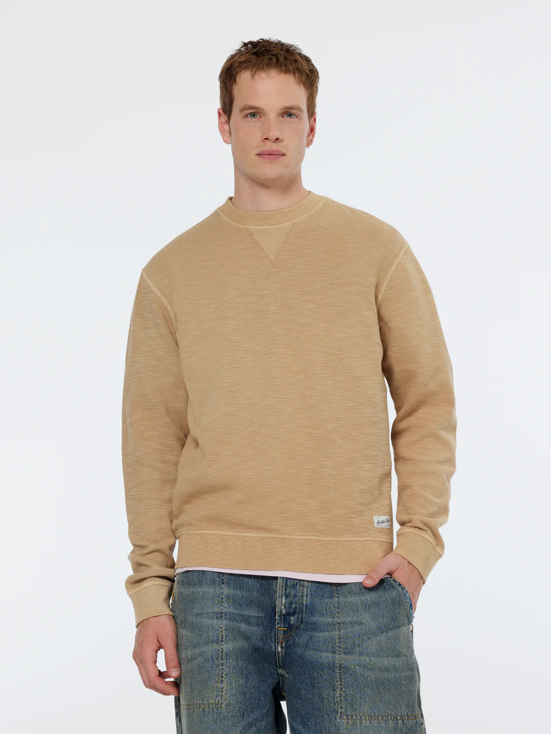 Garment dye structured