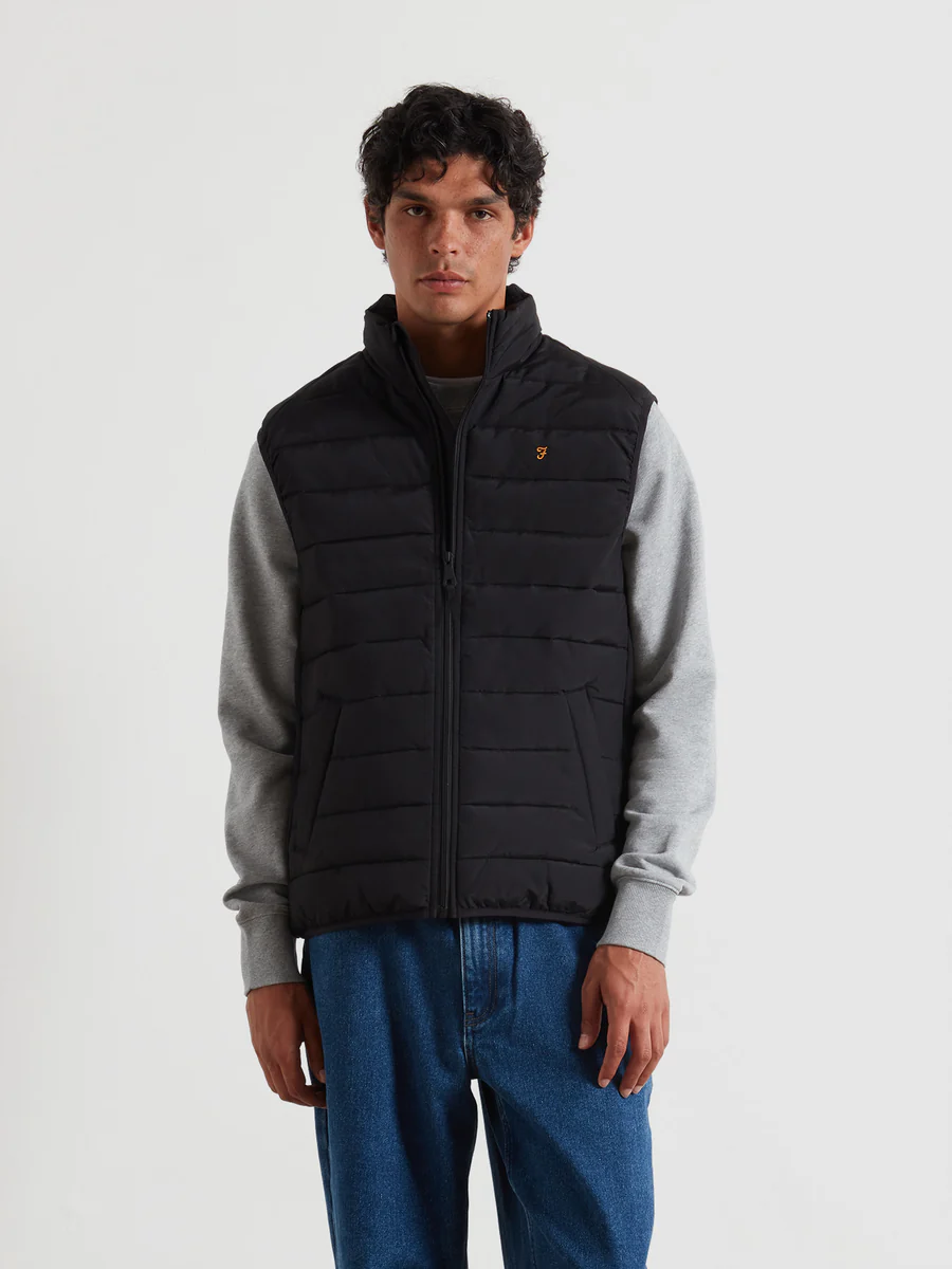 Wadded gilet