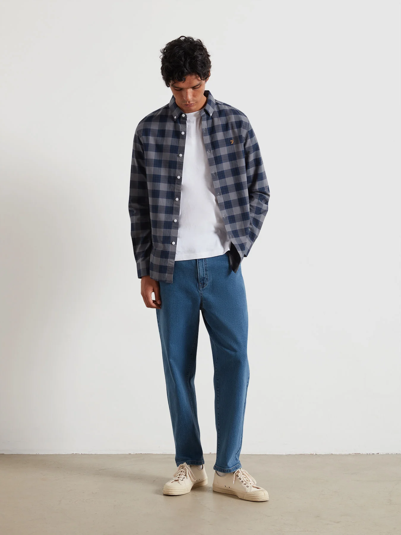 Brewer check slim fit