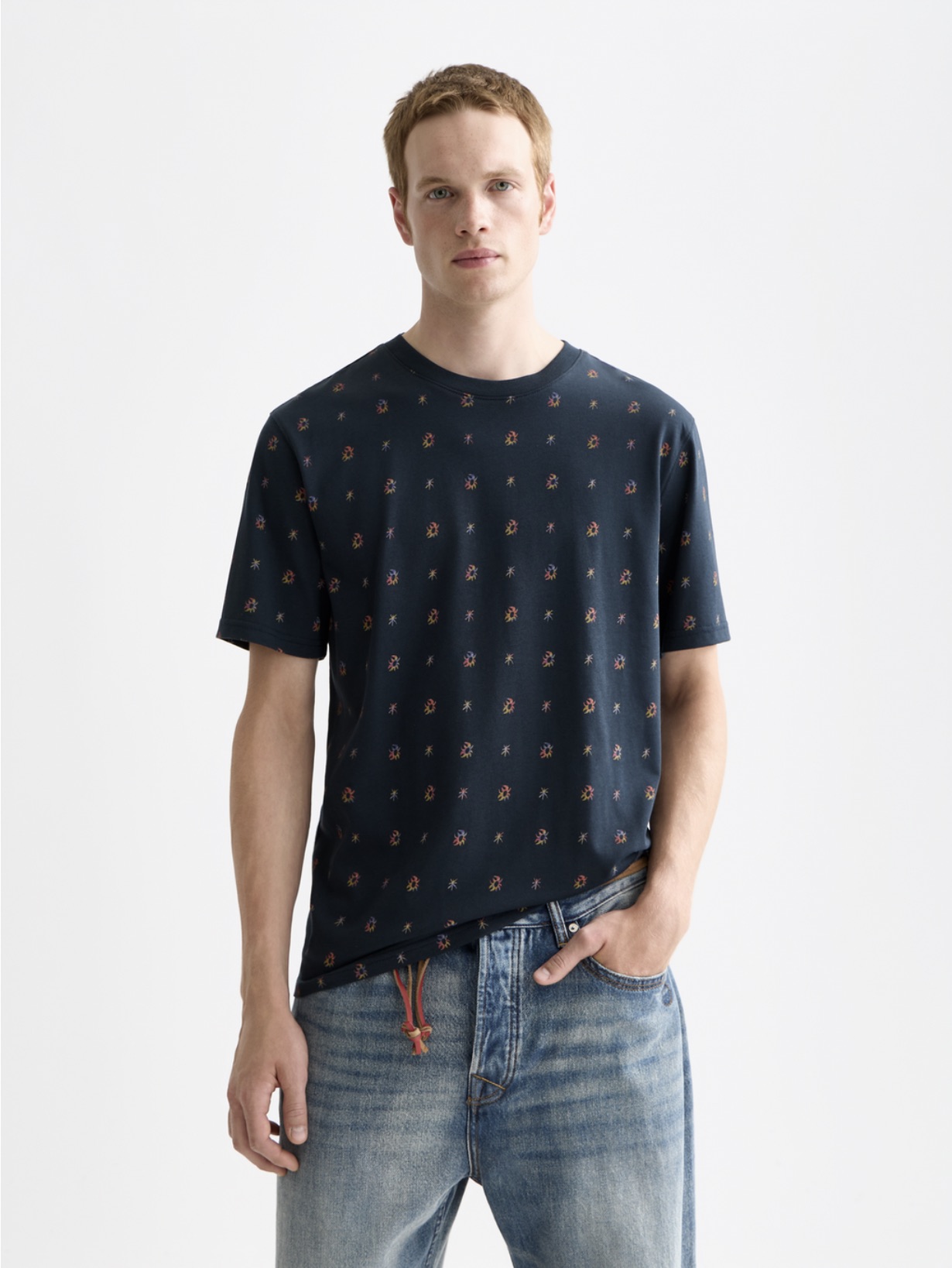 Micro printed tee