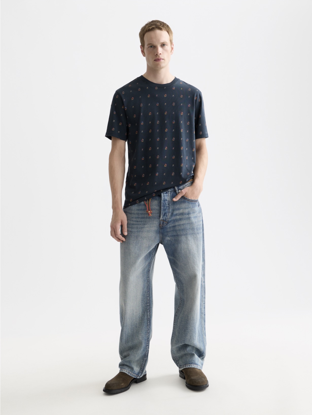 Micro printed tee
