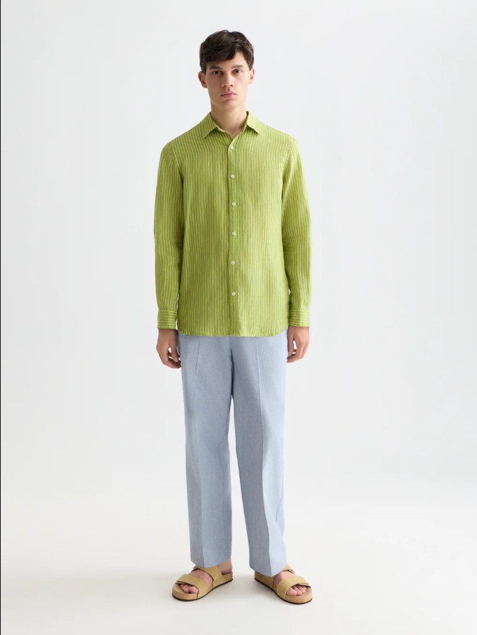 Linen striped