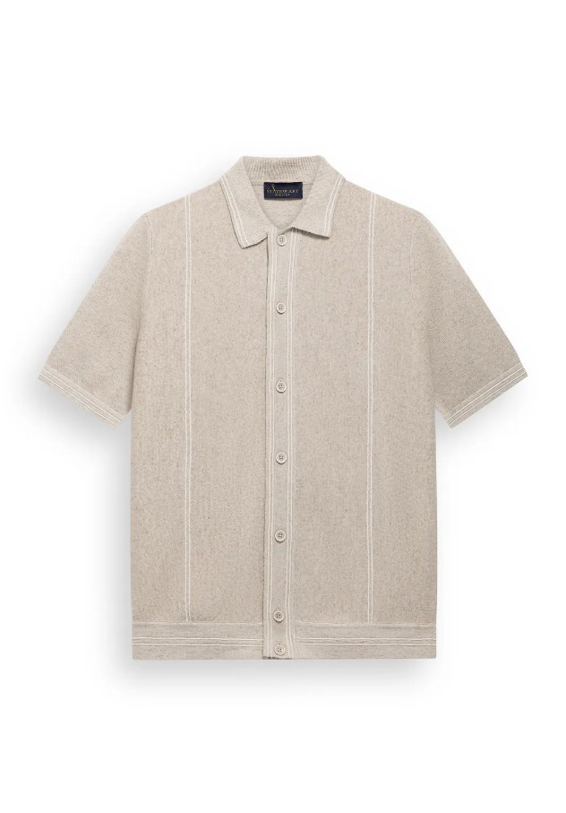 Knitted poloshit ss