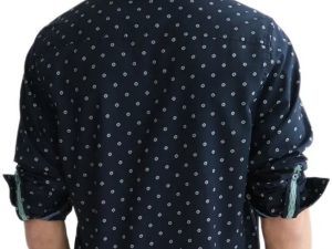 Scotch & Soda Printed Cotton Poplin Regular-Fit Shirt 184700-401