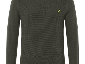 Lyle & Scott Panelled Waffle Knitted Polo