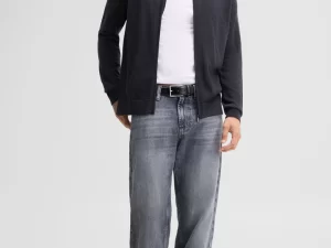 Strellson Marek merino vest met opstaande kraag
