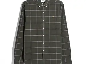 Maverick Regular Fit Check Cord Shirt In Rosemary