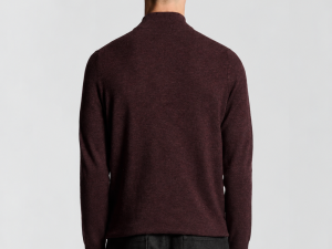 Lyle & Scott Lambswool Blend Quarter Zip Jumper