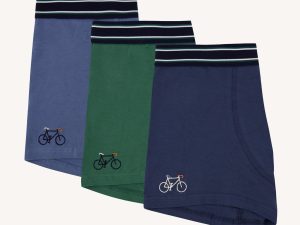 Set van 3 groene en blauwe boxershorts (BOXER)