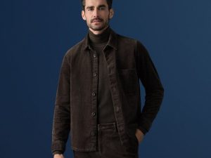 OLYMP Casual Strick Regular Fit Rollkragen — Brun-Noir